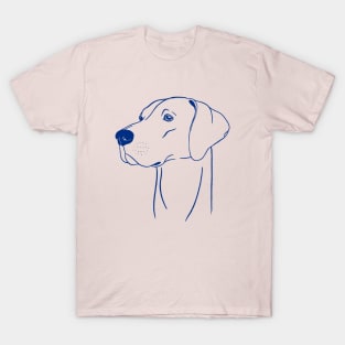 Weimaraner (Pink and Blue) T-Shirt